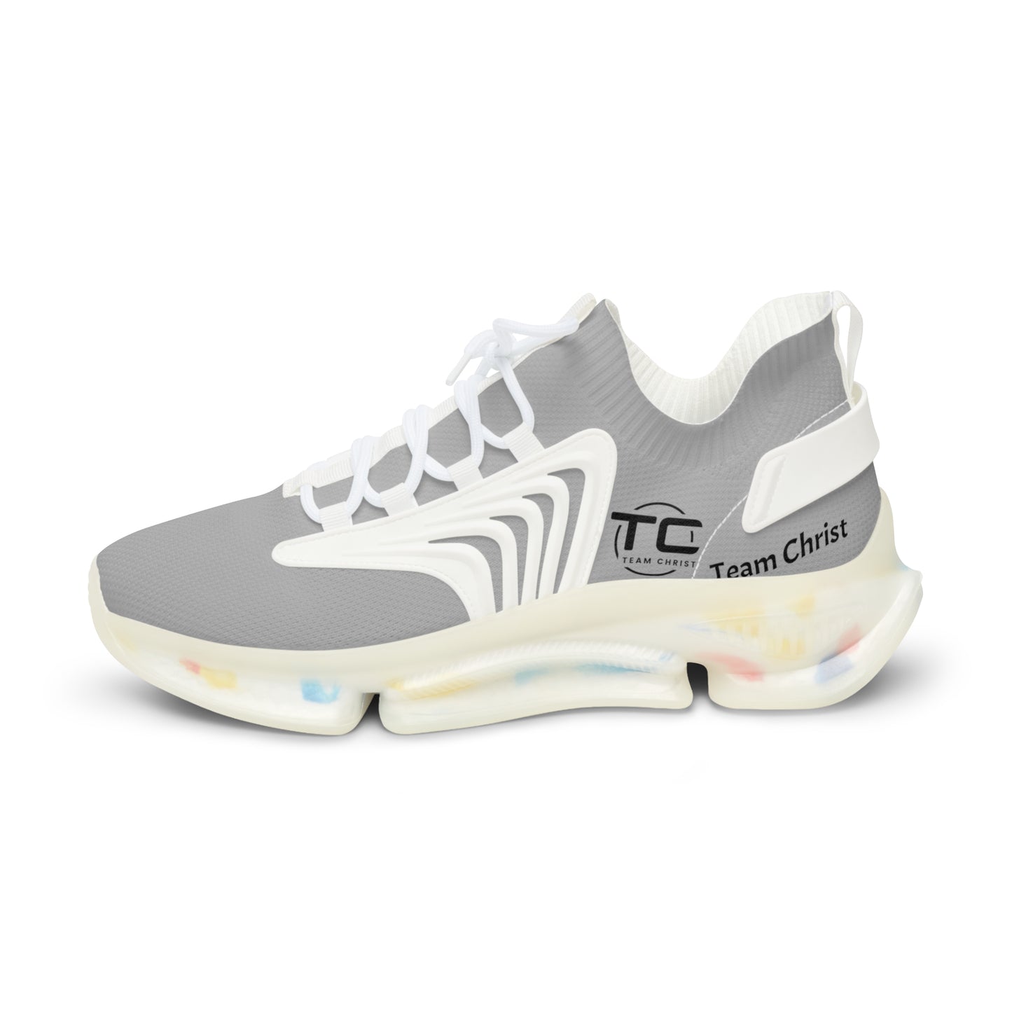 Men's Grey Mesh Sneakers