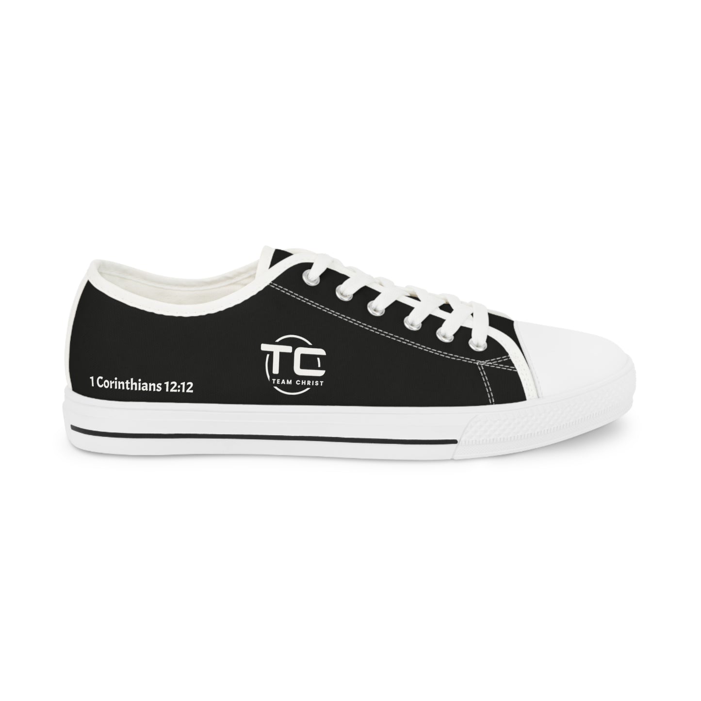 Men's Black Low Top Sneakers
