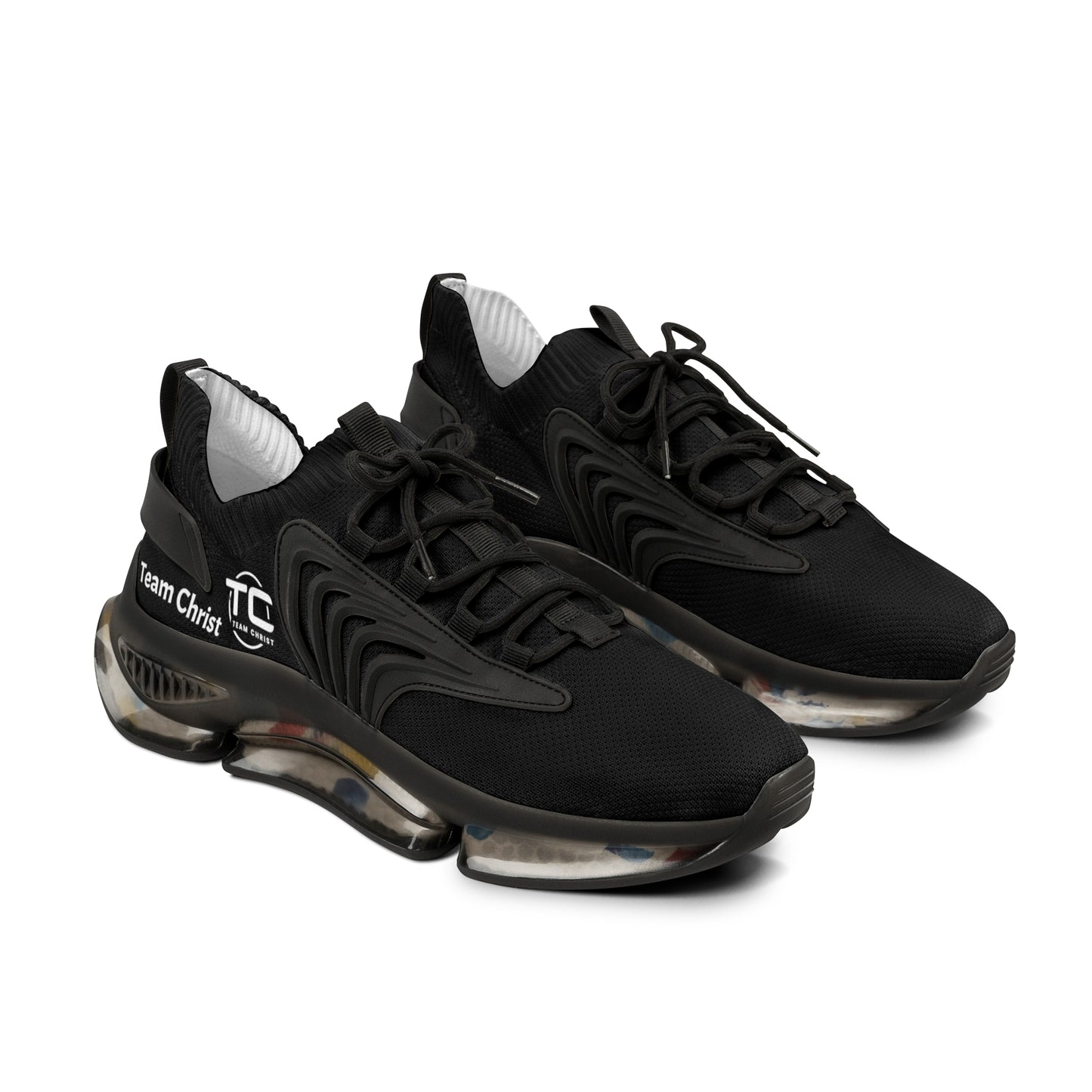 Men's Black Mesh Sneakers