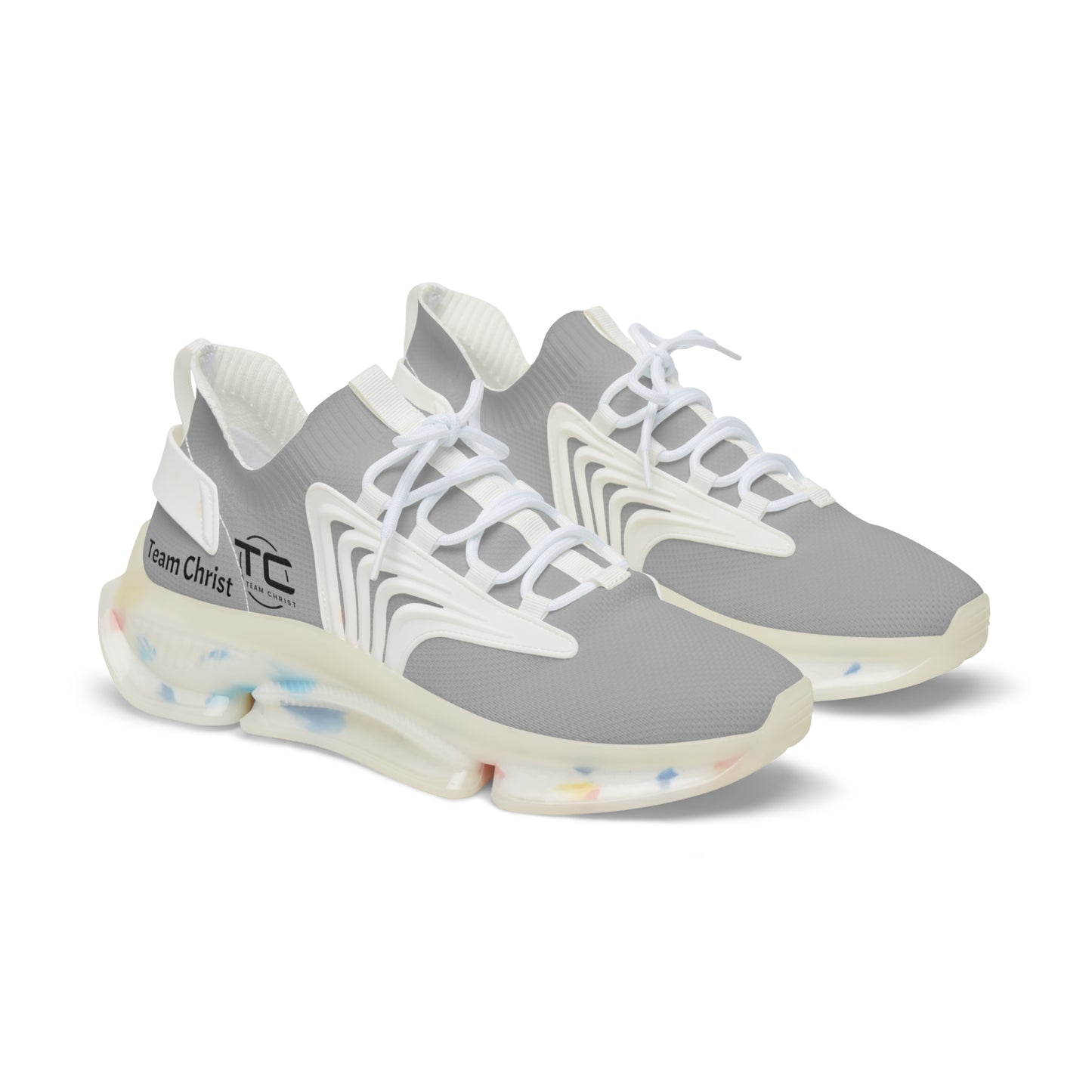 Men's Grey Mesh Sneakers