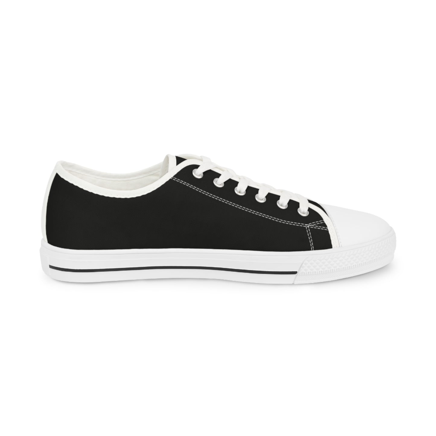 Men's Black Low Top Sneakers