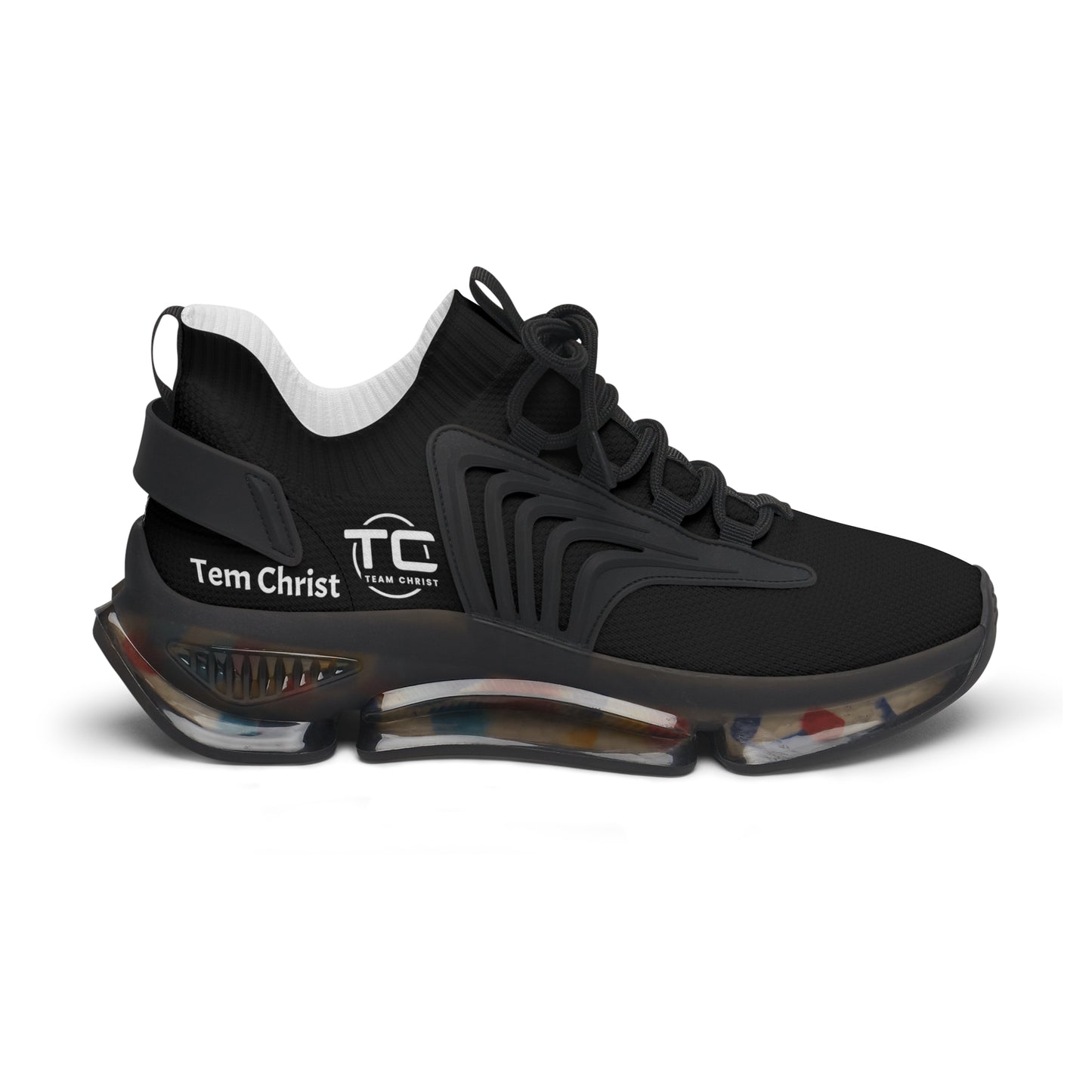 Women's Black Mesh Sneakers