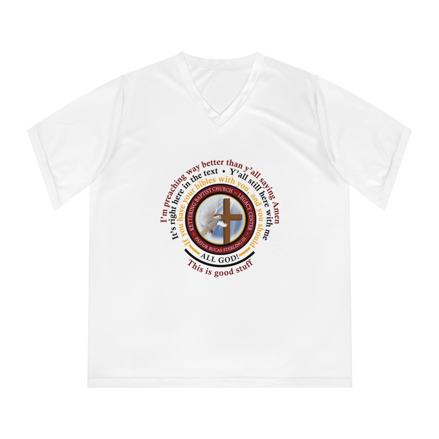 KBC Women's V-Neck Pastor's Sayings Tee
