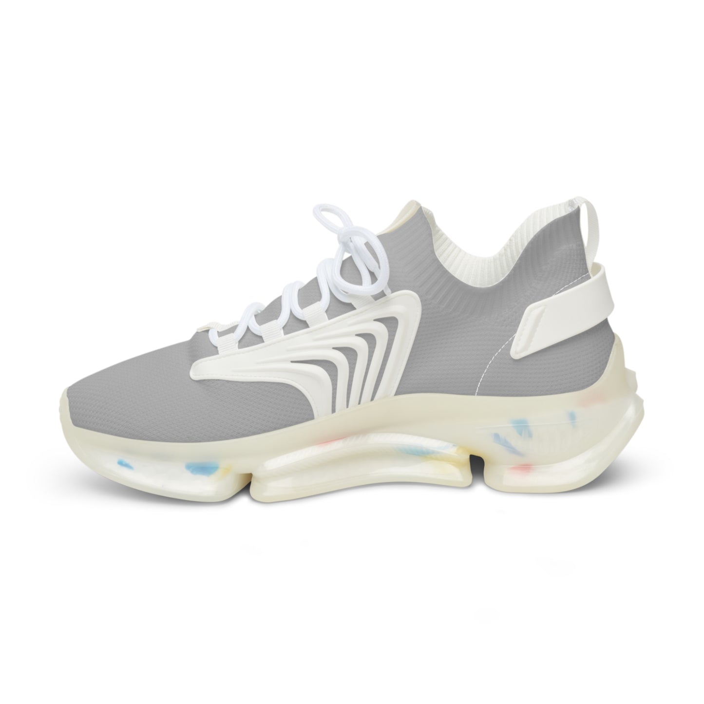 Men's Grey Mesh Sneakers