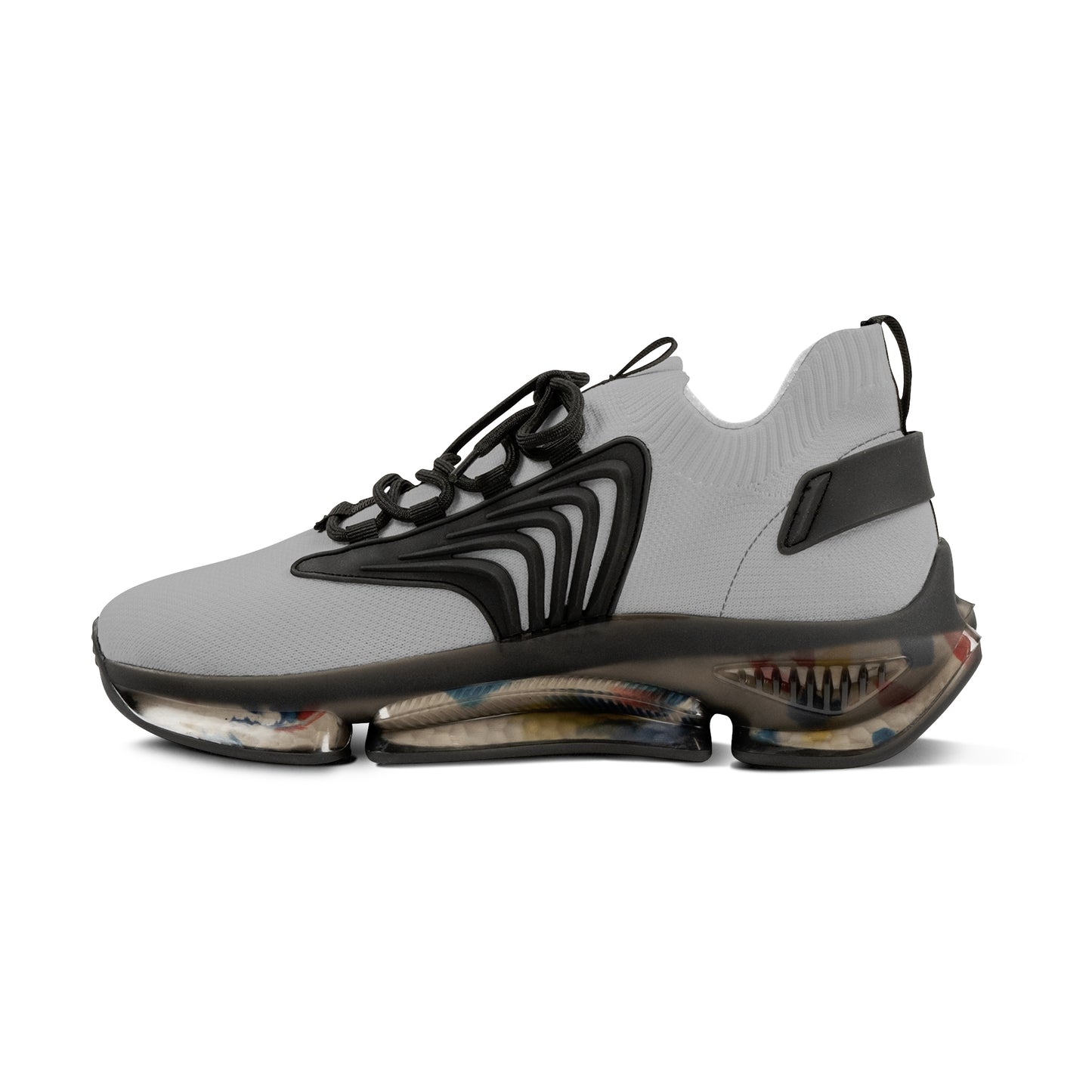 Men's Grey Mesh Sneakers