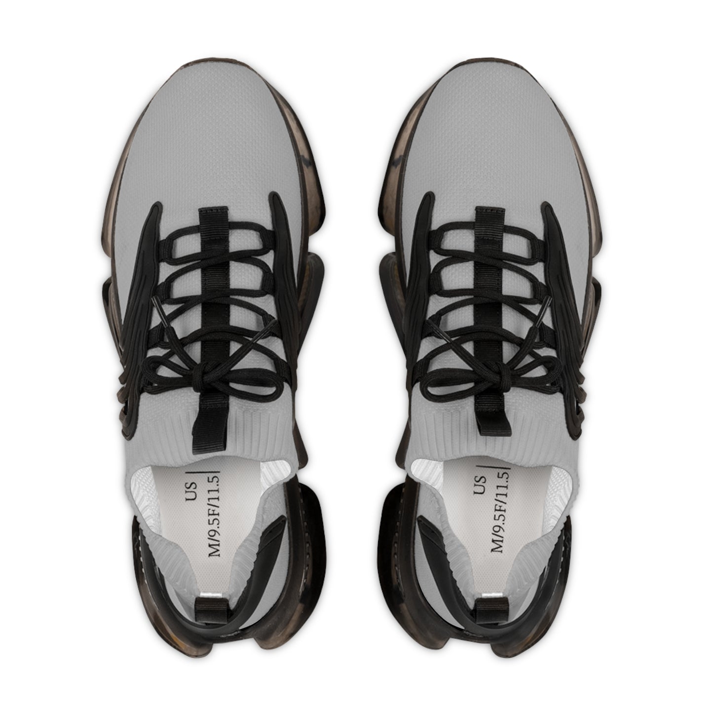 Men's Grey Mesh Sneakers
