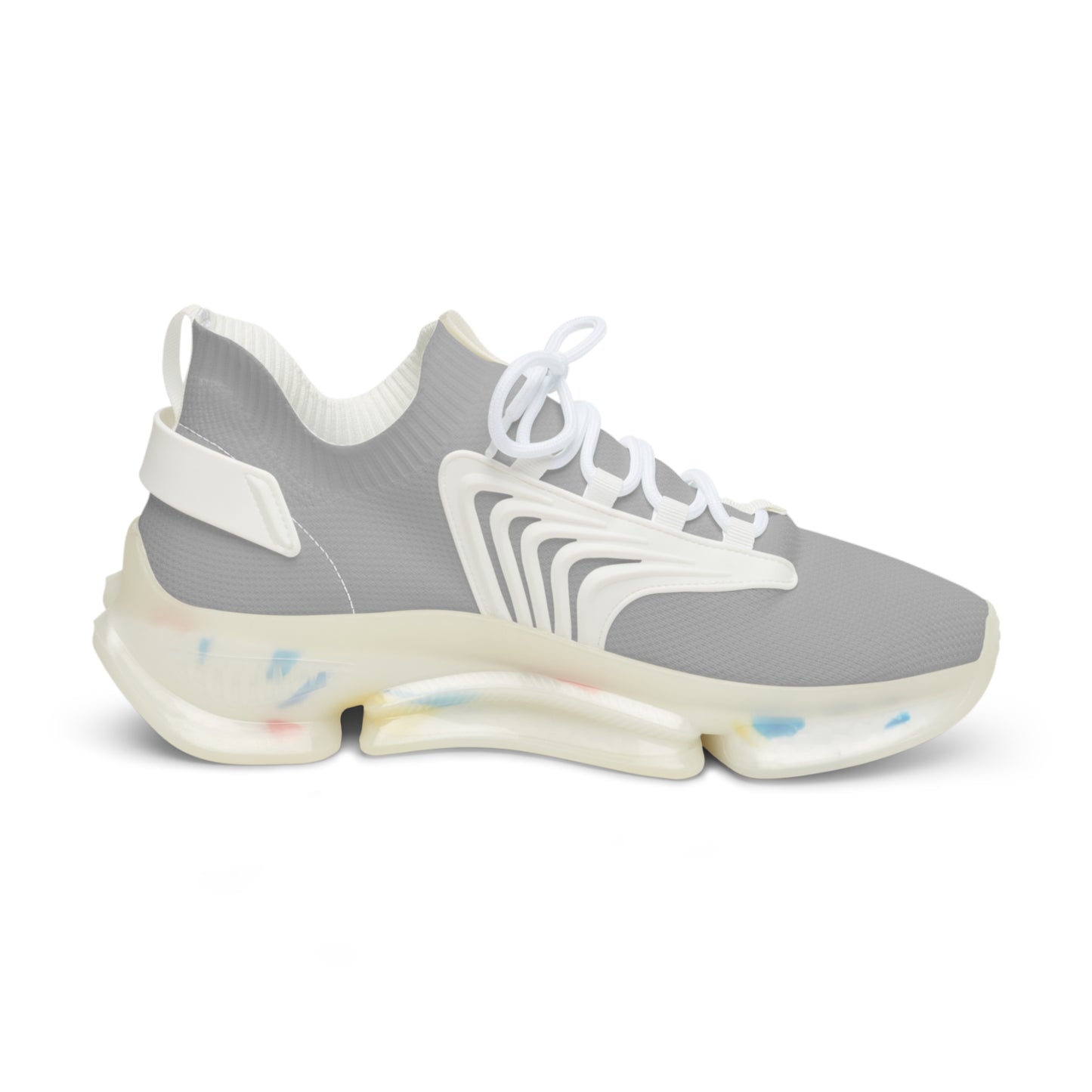 Men's Grey Mesh Sneakers