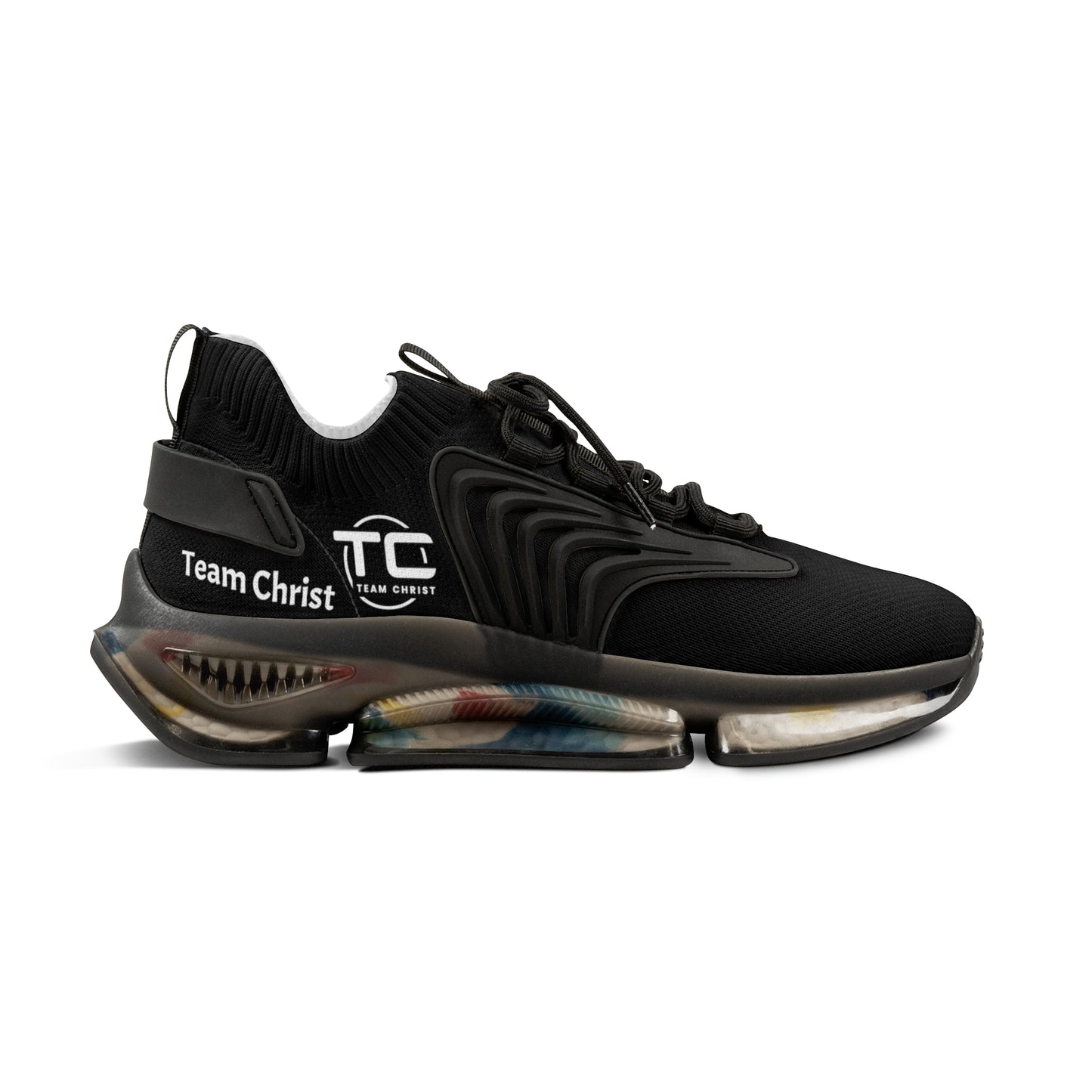Men's Black Mesh Sneakers