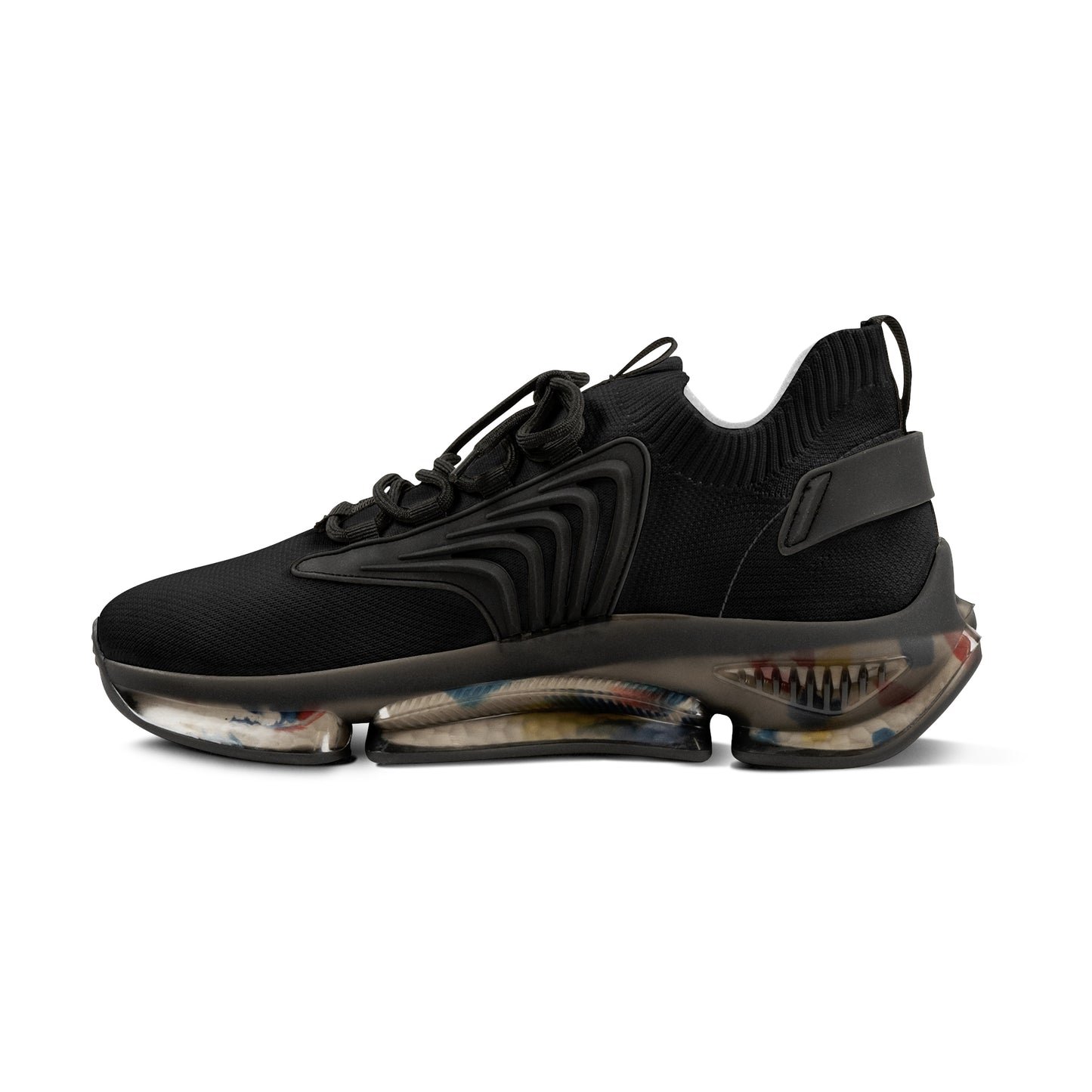 Men's Black Mesh Sneakers