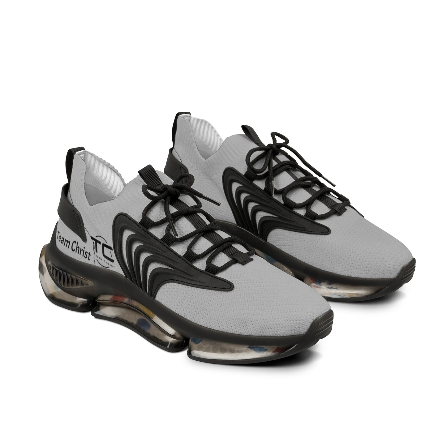 Men's Grey Mesh Sneakers