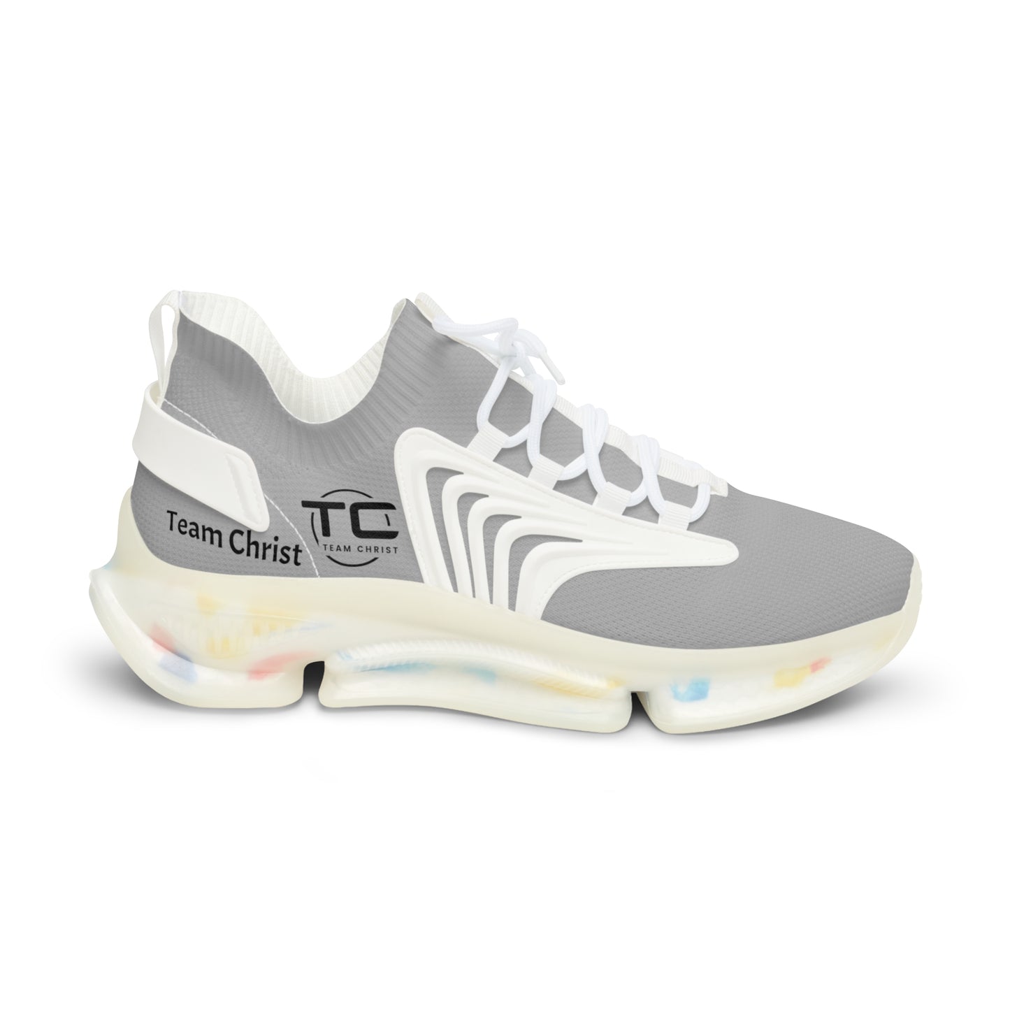 Men's Grey Mesh Sneakers