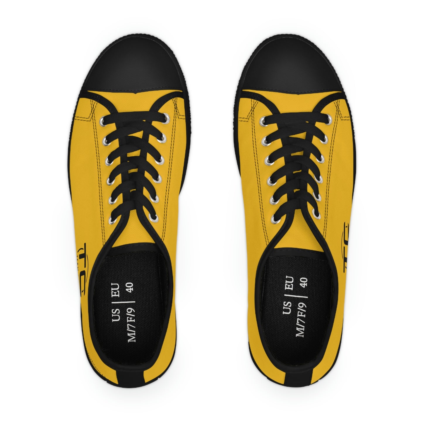 Women's Yellow Low Top Sneakers