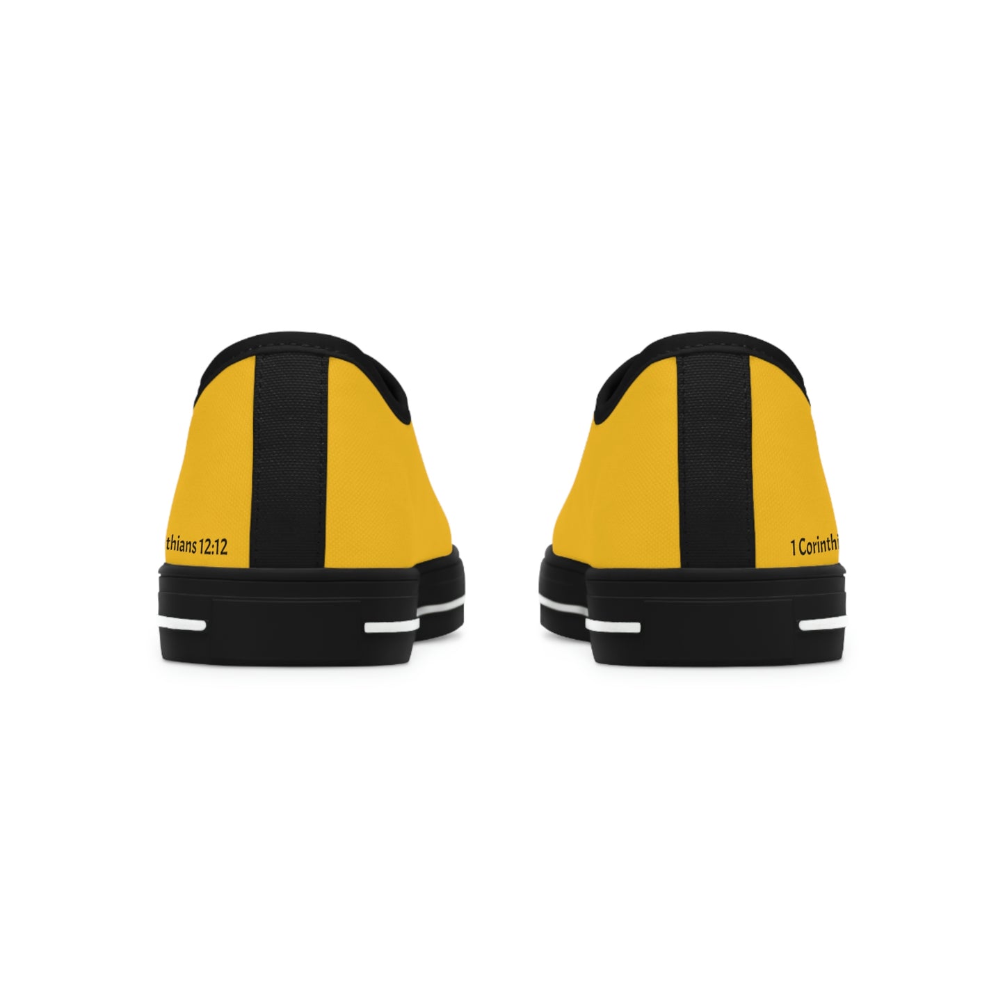 Women's Yellow Low Top Sneakers