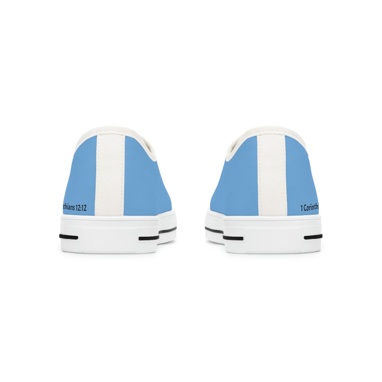 Women's Blue Low Top Sneakers