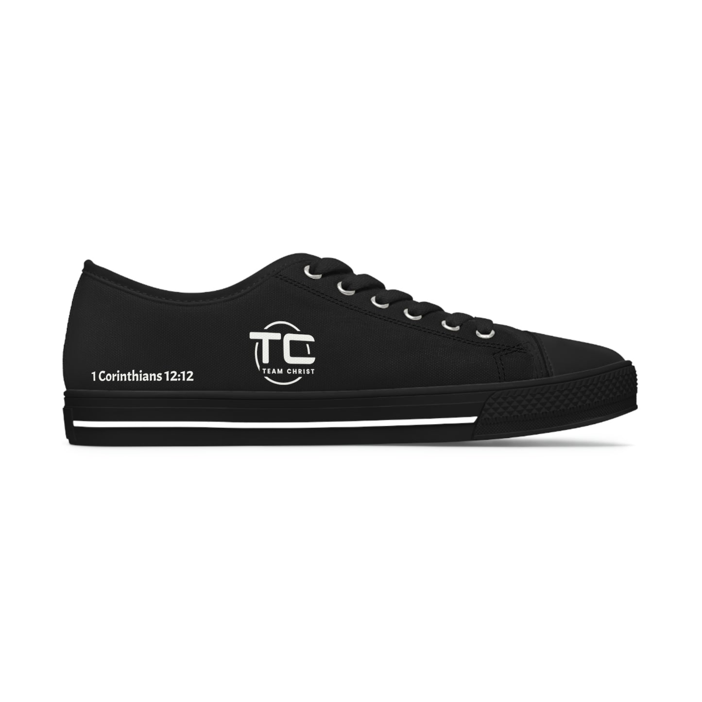 Women's Black Low Top Sneakers