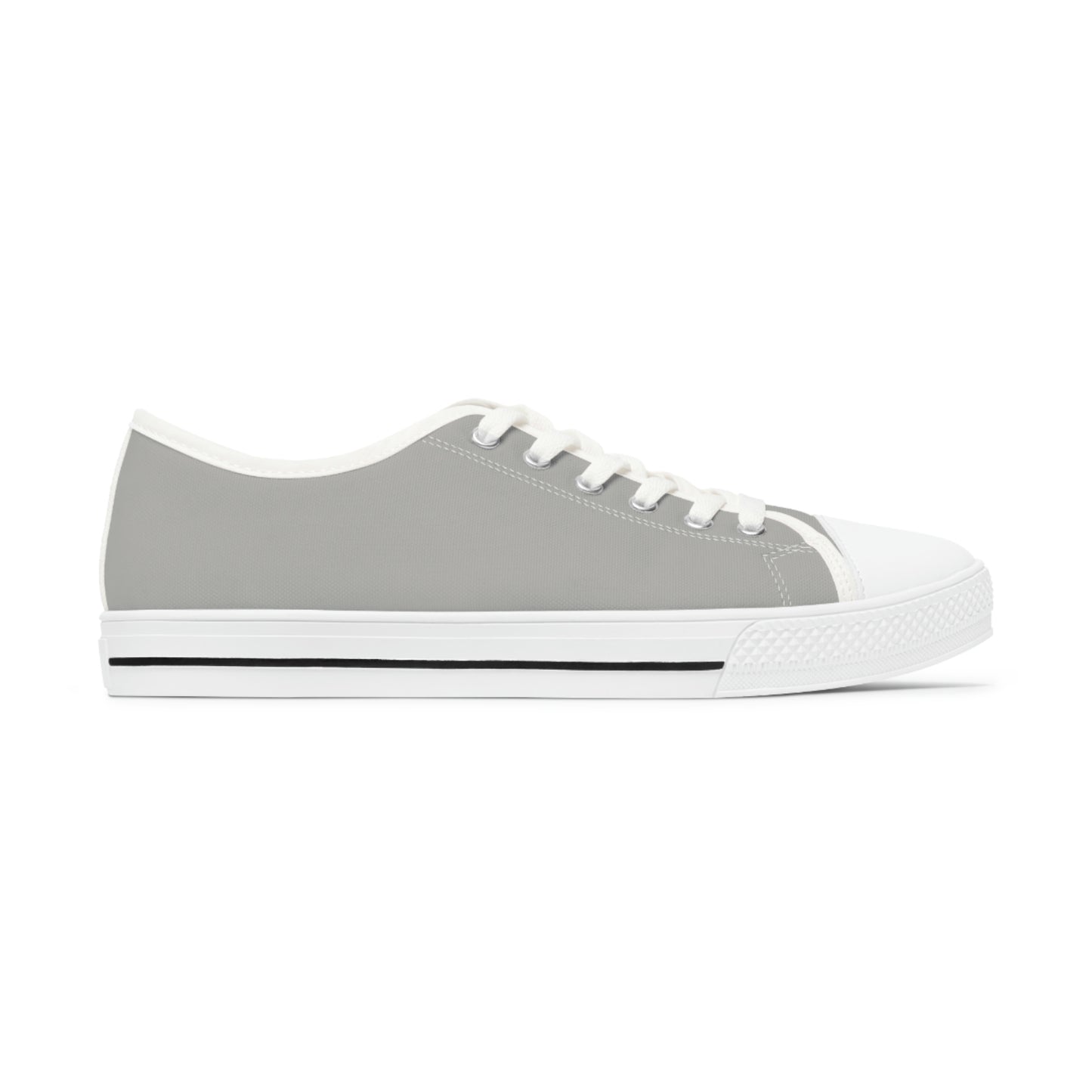 Women's Grey Low Top Sneakers
