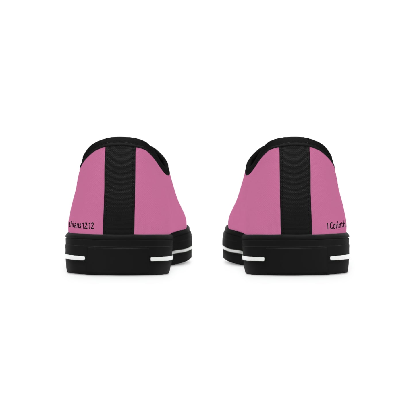Women's Pink Low Top Sneakers