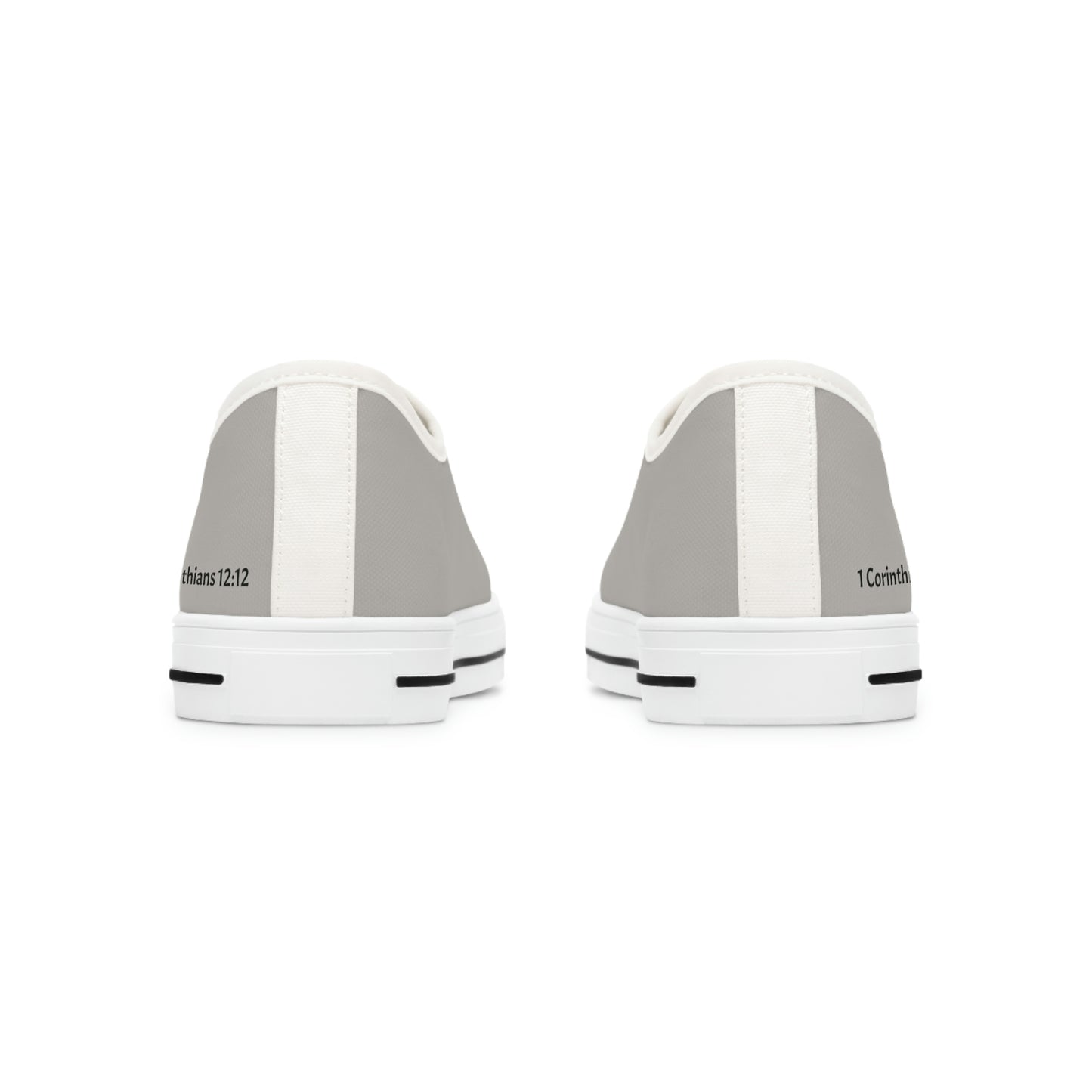 Women's Grey Low Top Sneakers