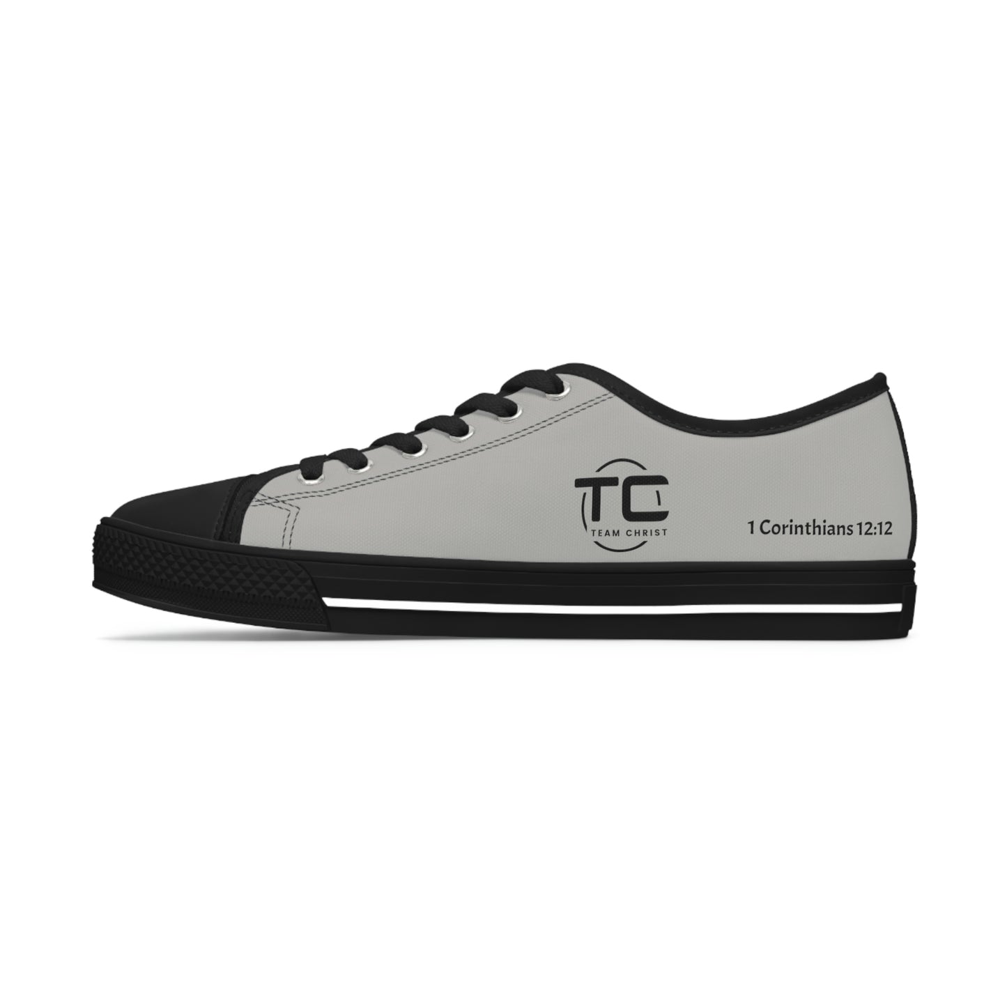 Women's Grey Low Top Sneakers