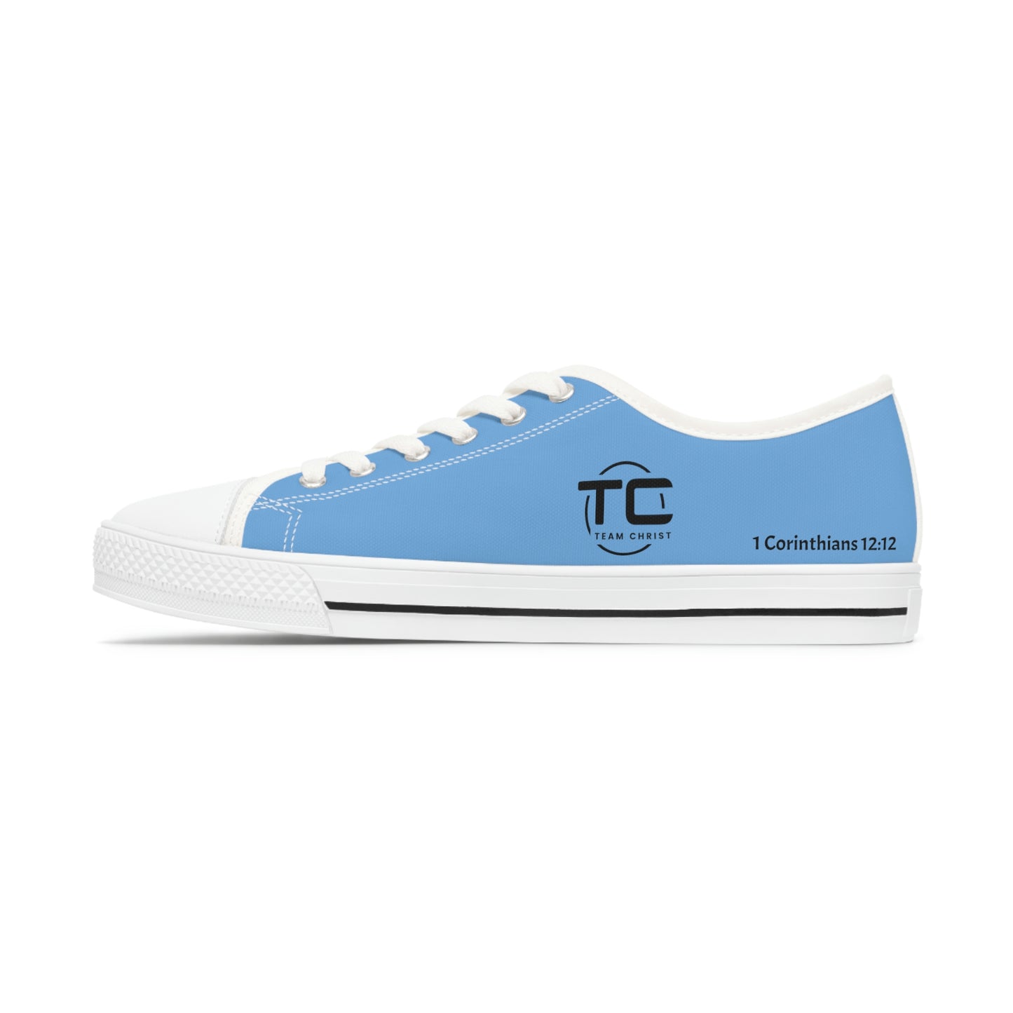 Women's Blue Low Top Sneakers