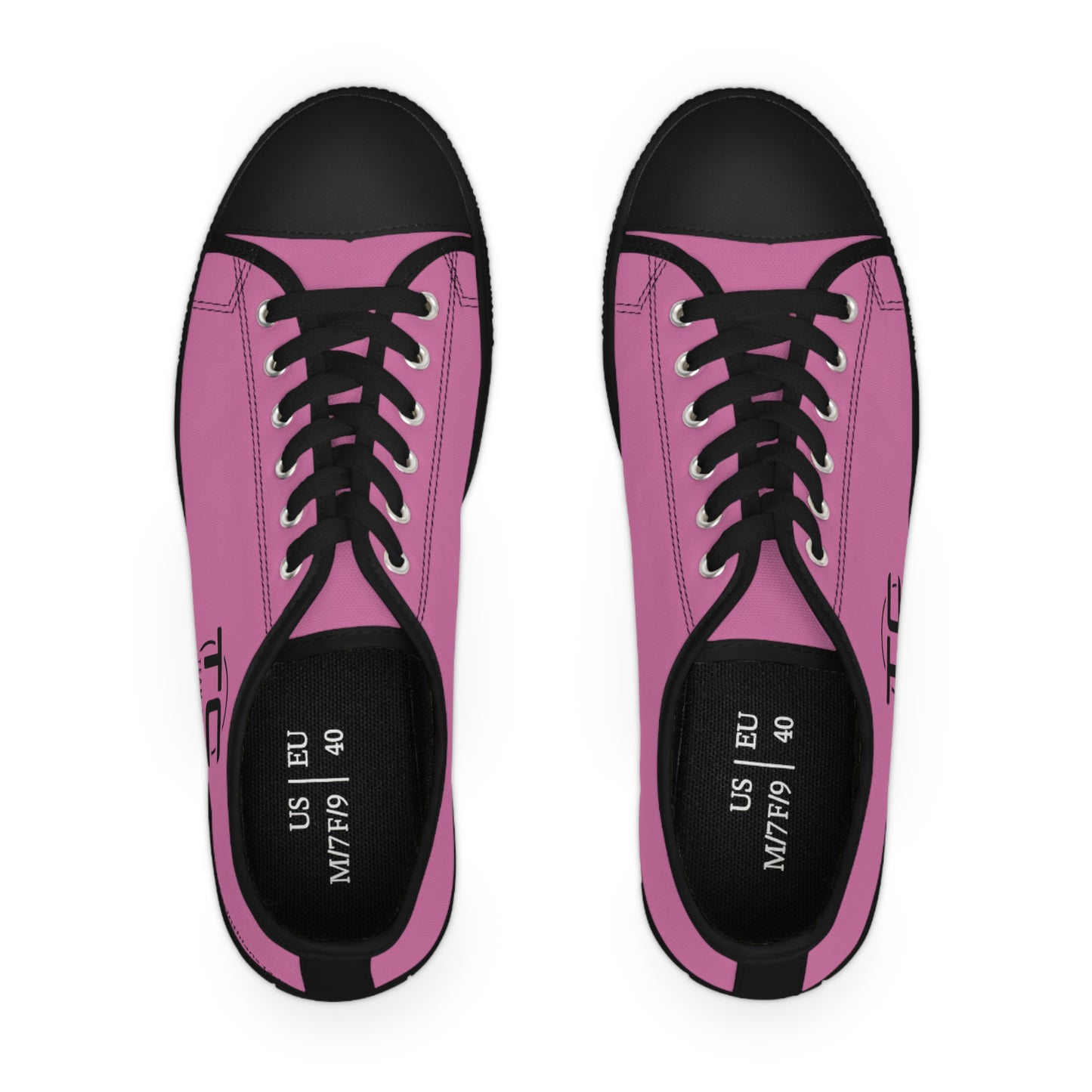 Women's Pink Low Top Sneakers