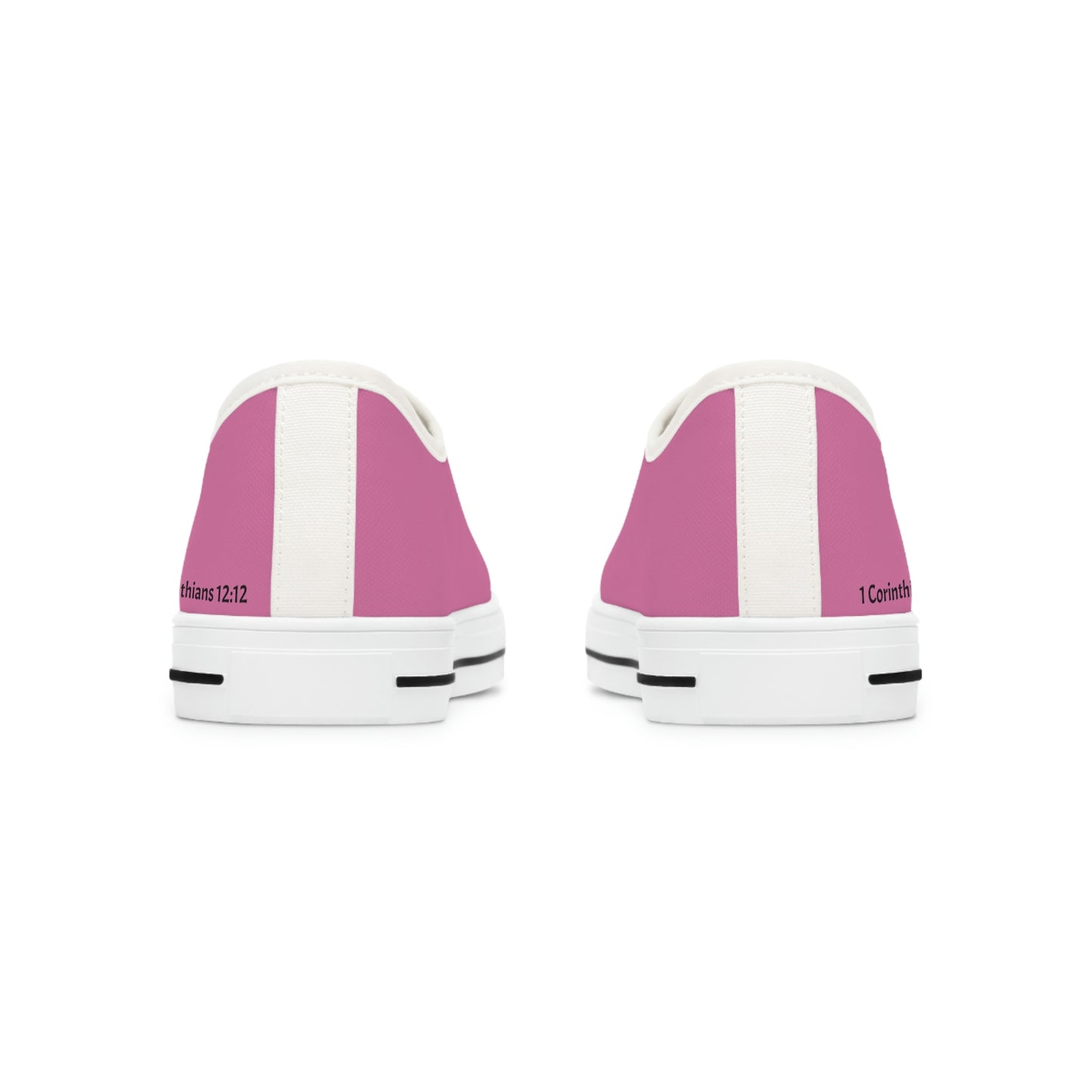 Women's Pink Low Top Sneakers