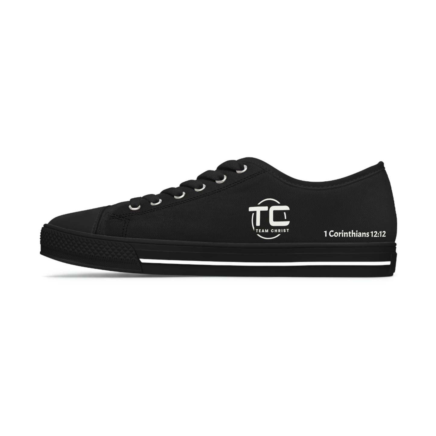 Women's Black Low Top Sneakers