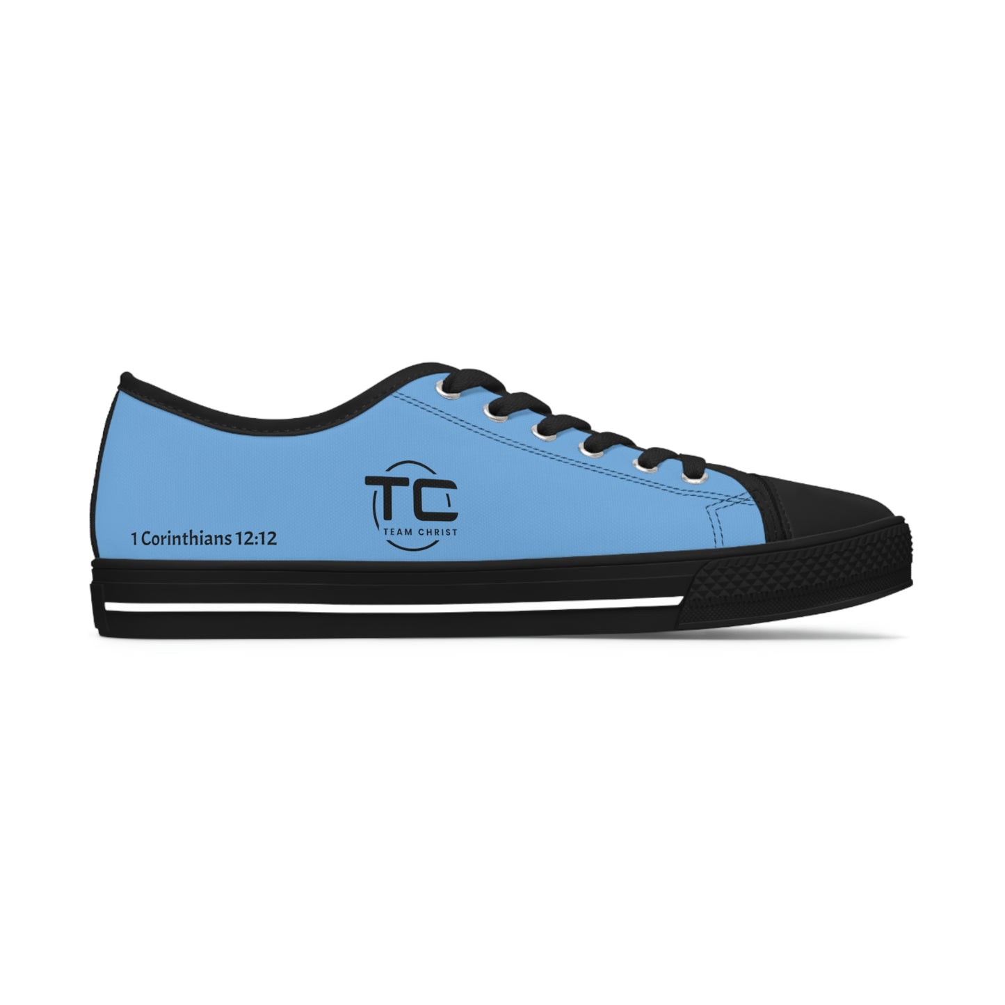 Women's Blue Low Top Sneakers