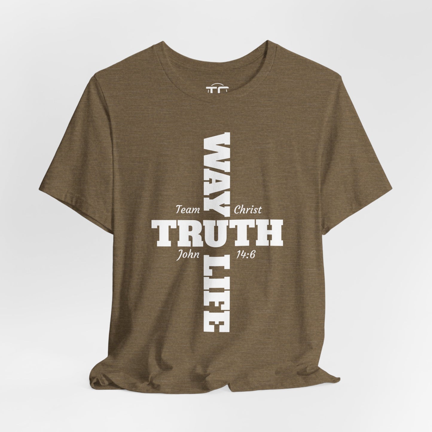 Way Truth Life Christian Tee