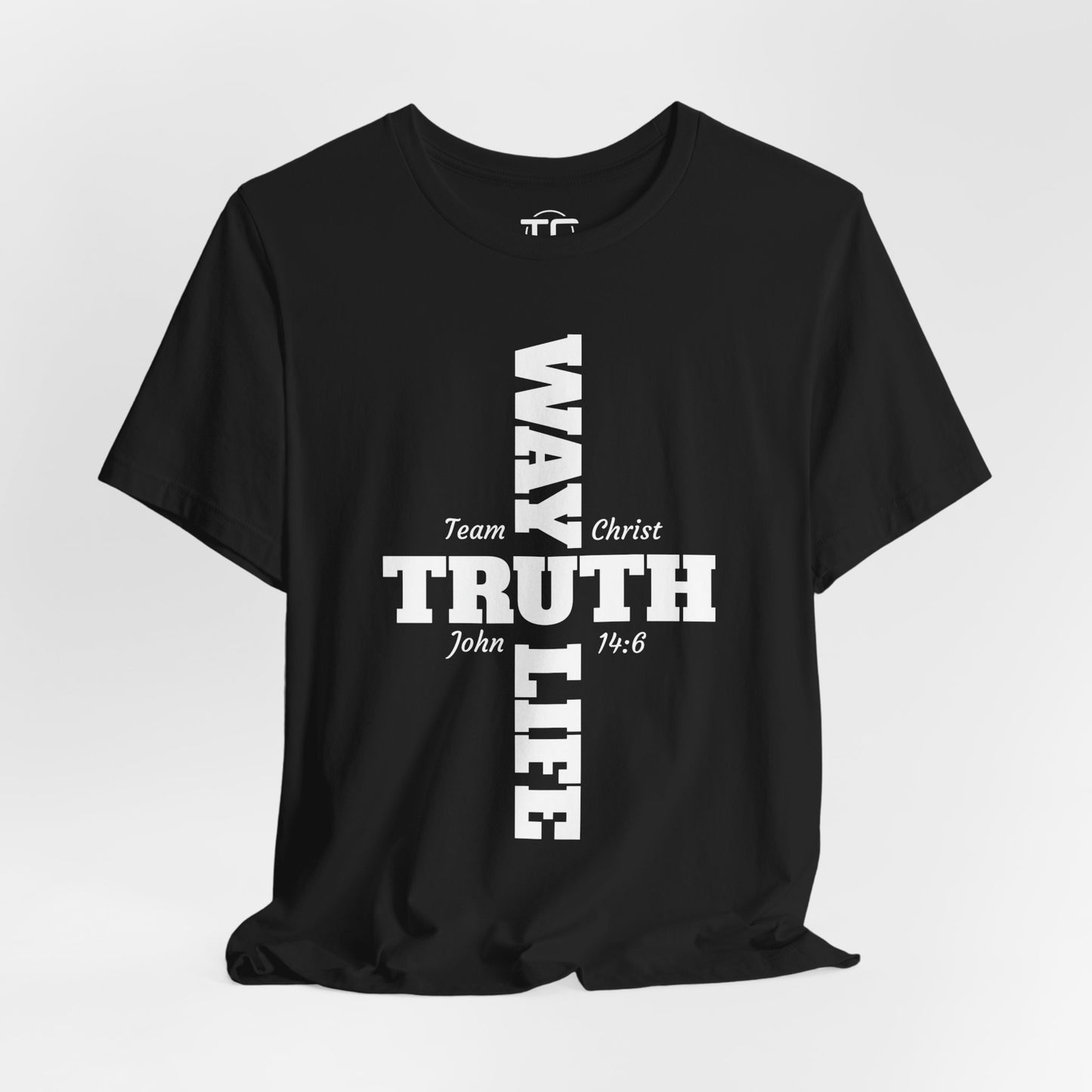 Way Truth Life Christian Tee