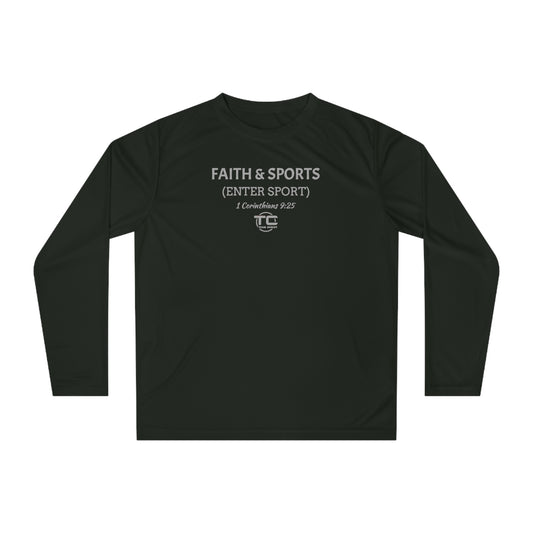 Faith & Sports Custom Long Sleeve T-Shirt