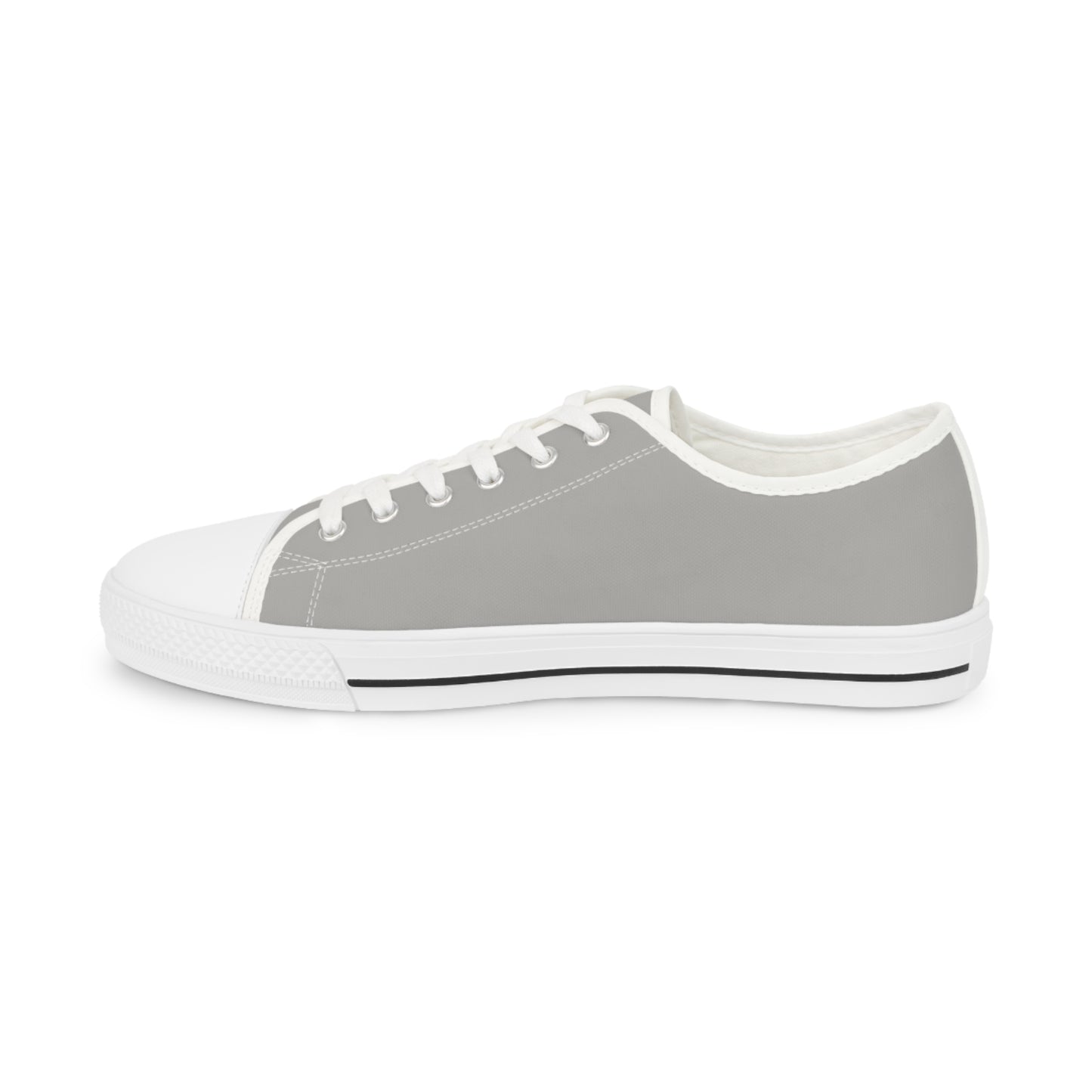 Men's Grey Low Top Sneakers