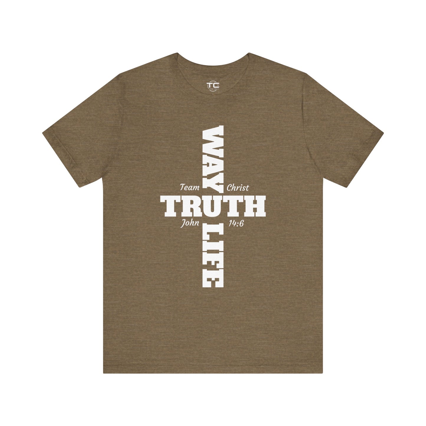 Way Truth Life Christian Tee