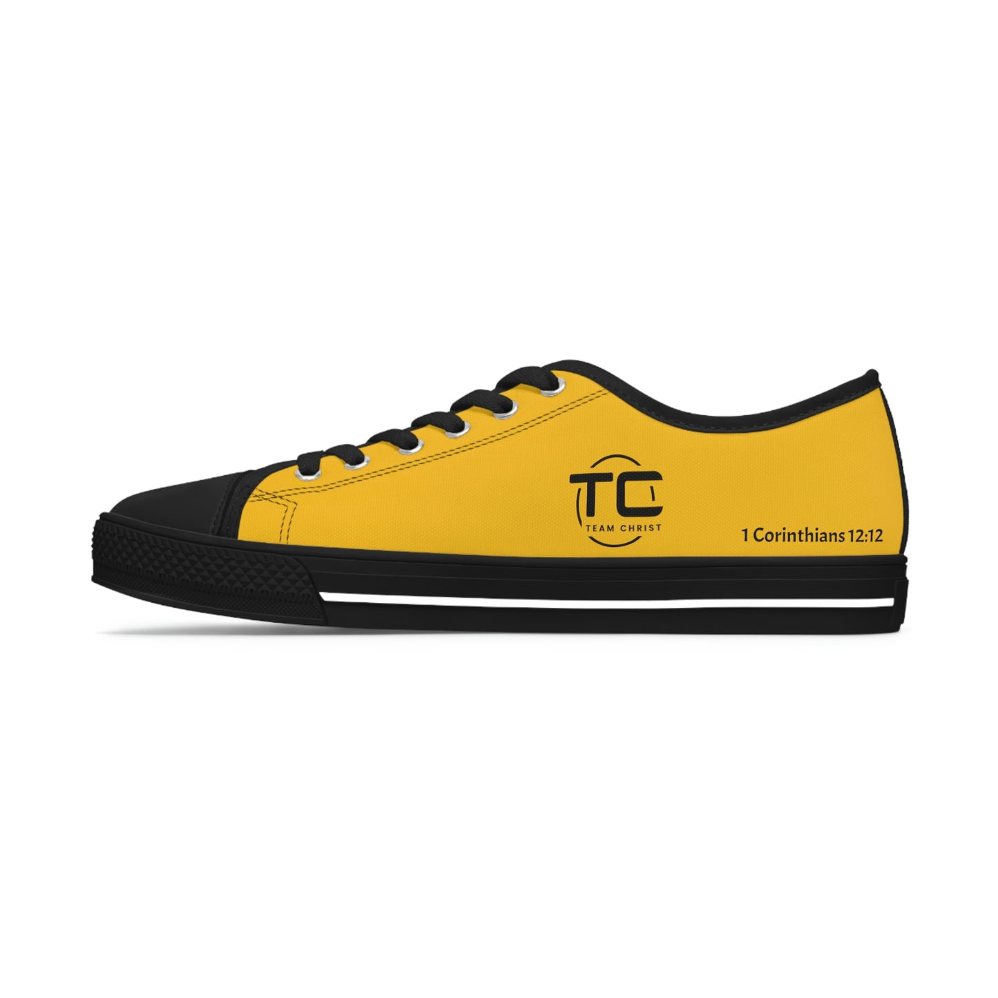 Women's Yellow Low Top Sneakers