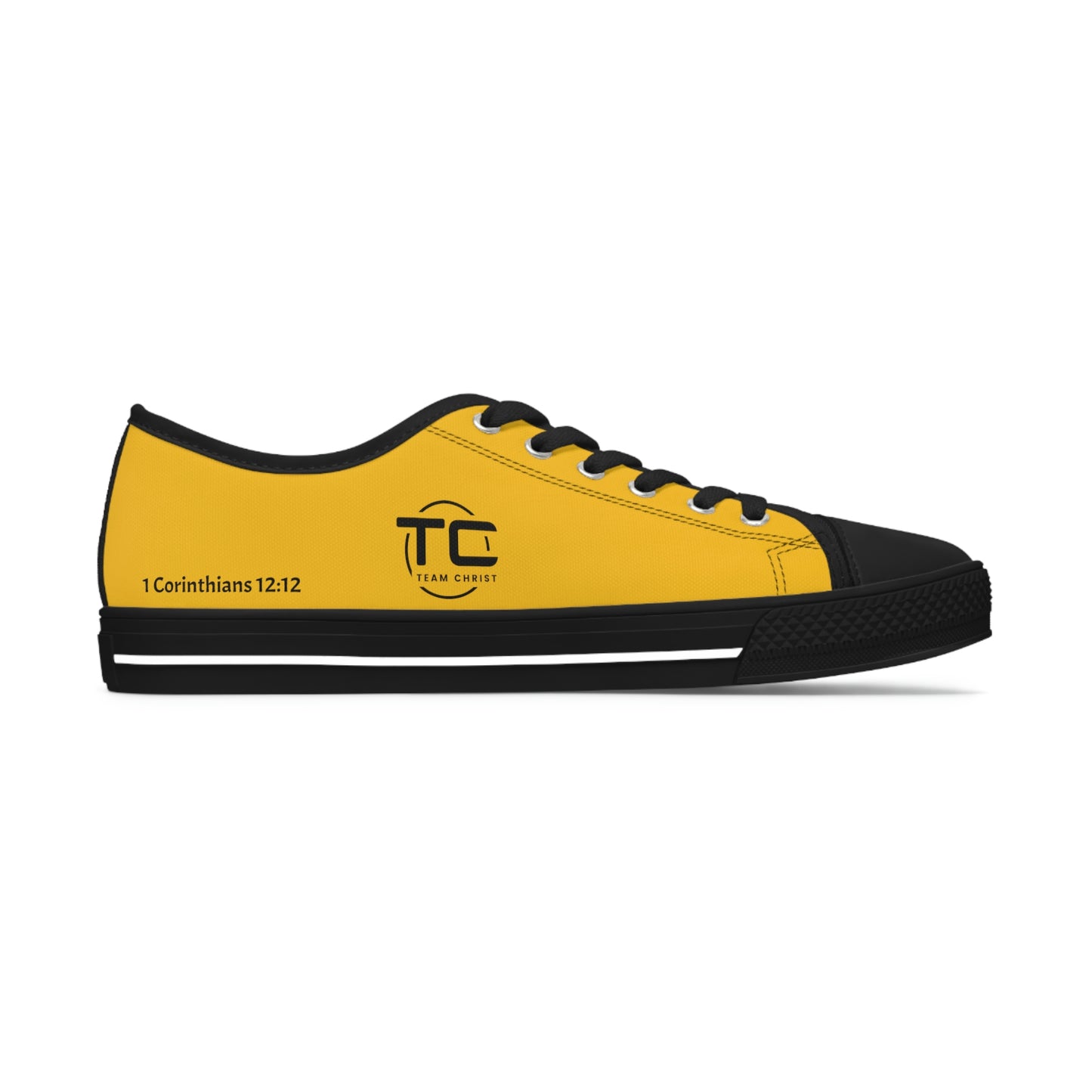 Women's Yellow Low Top Sneakers