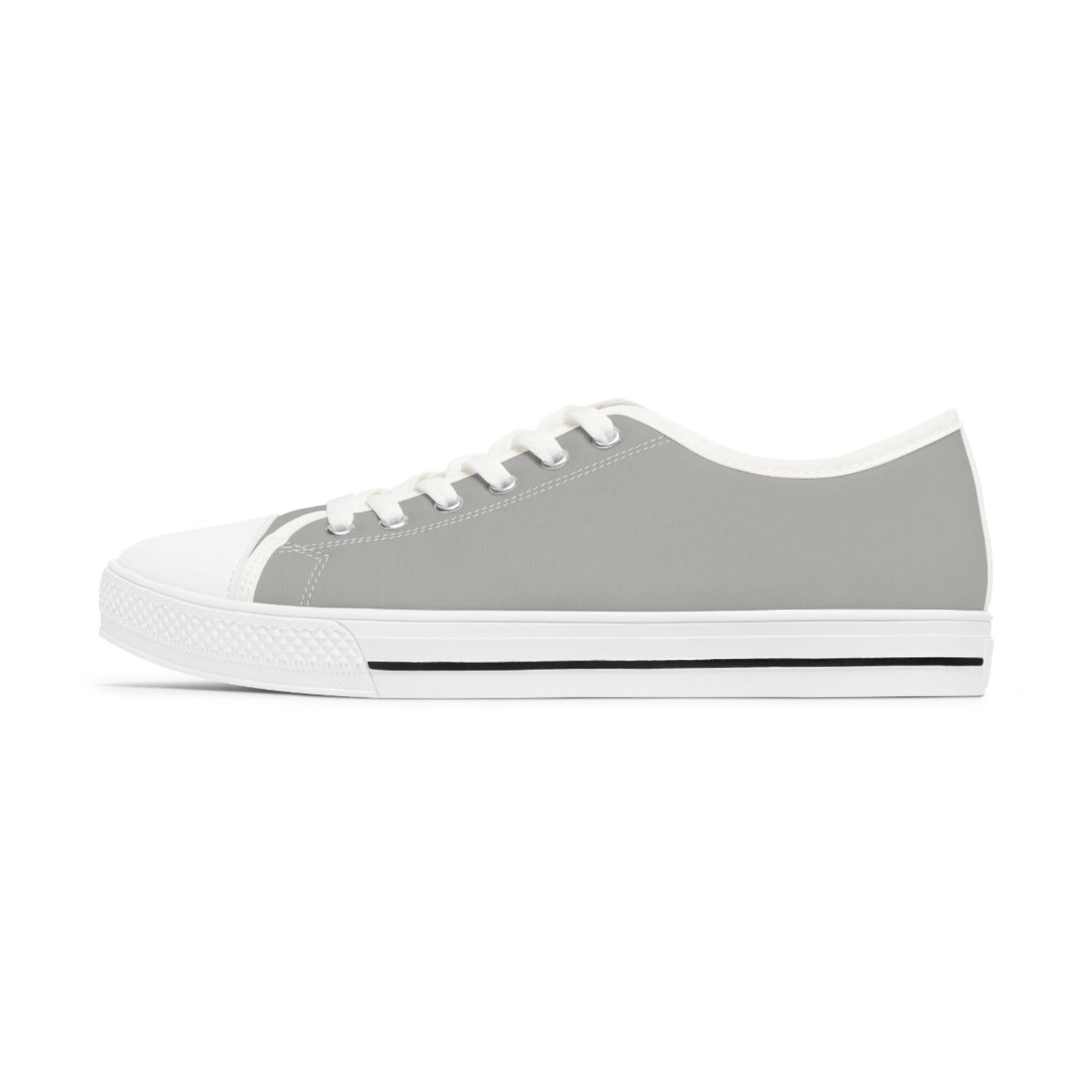 Women's Grey Low Top Sneakers