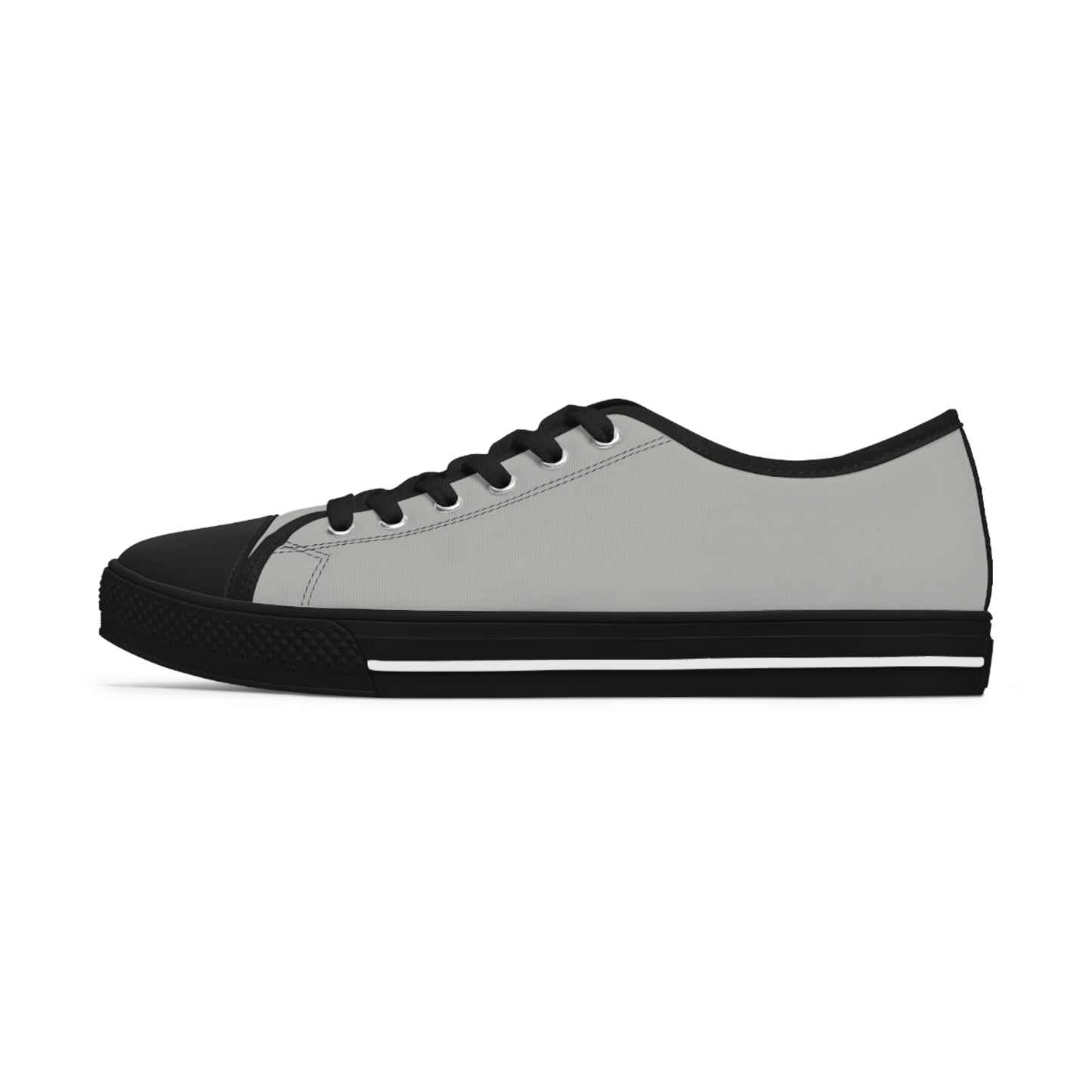 Women's Grey Low Top Sneakers