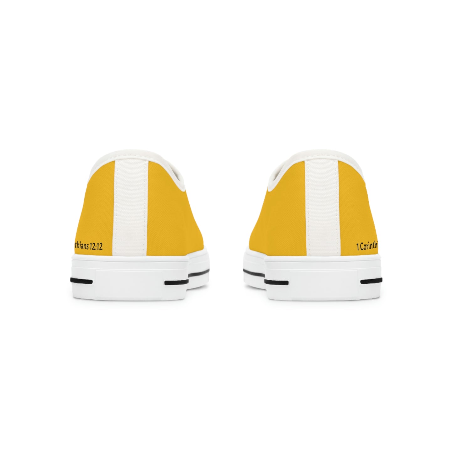 Women's Yellow Low Top Sneakers