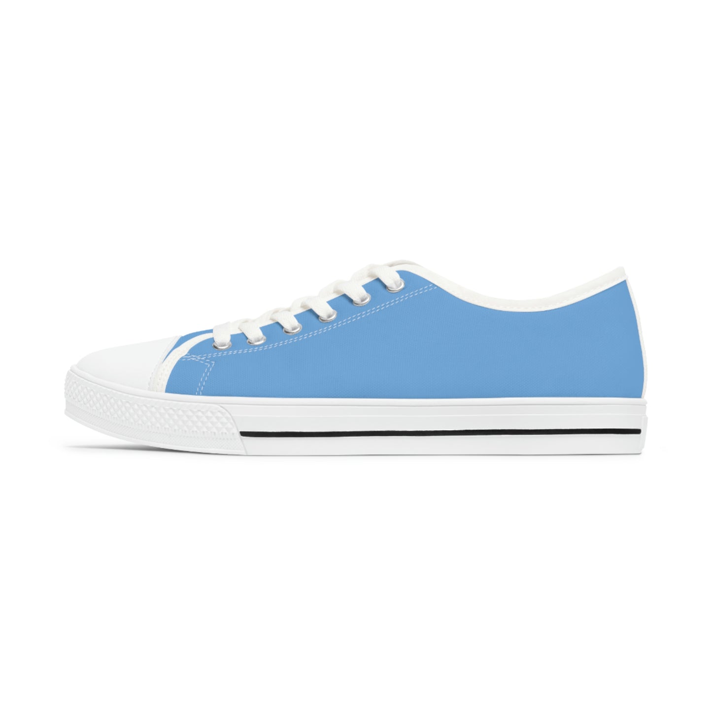 Women's Blue Low Top Sneakers