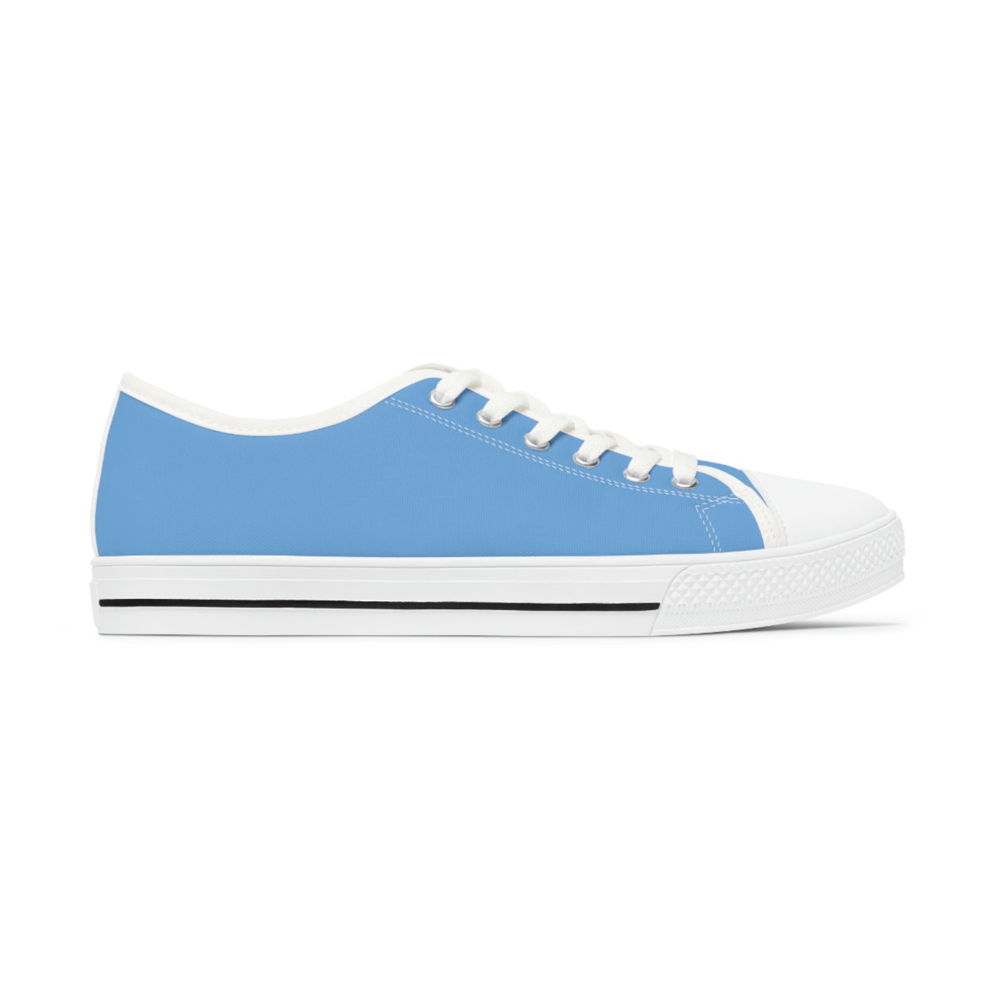 Women's Blue Low Top Sneakers