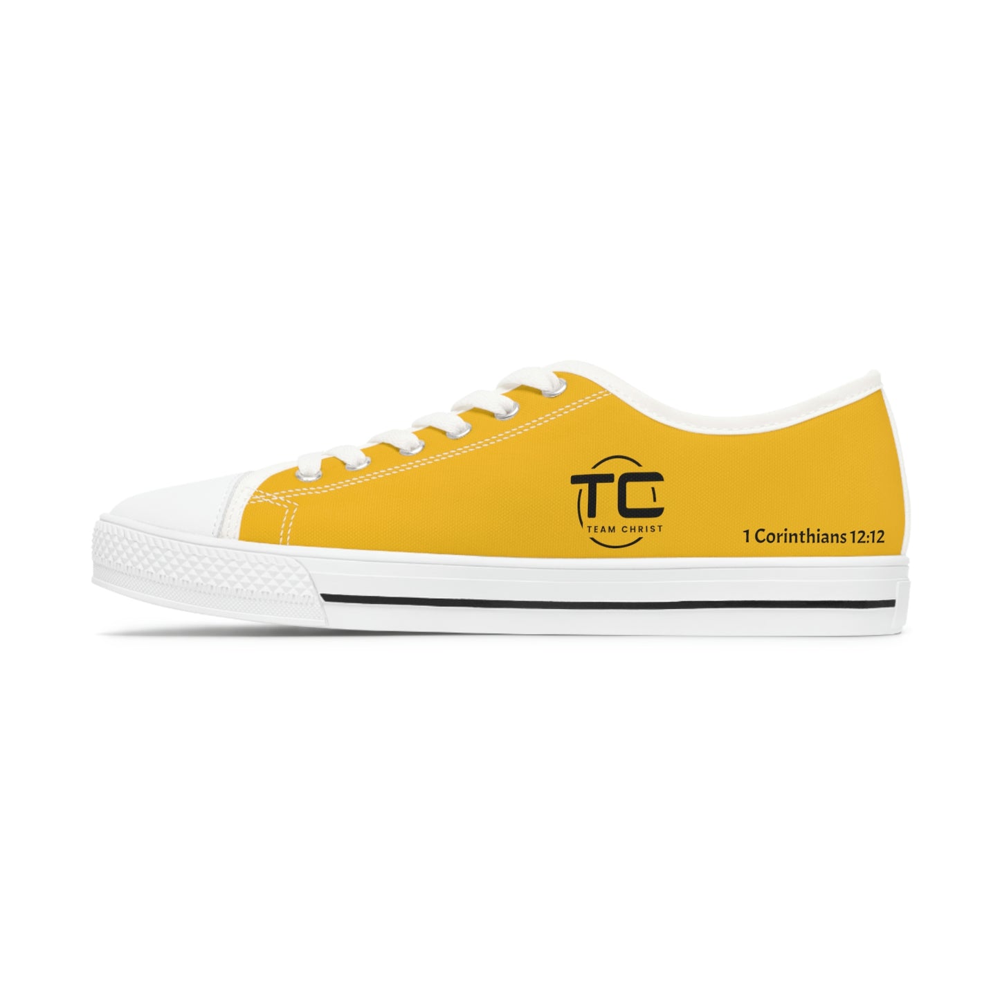 Women's Yellow Low Top Sneakers