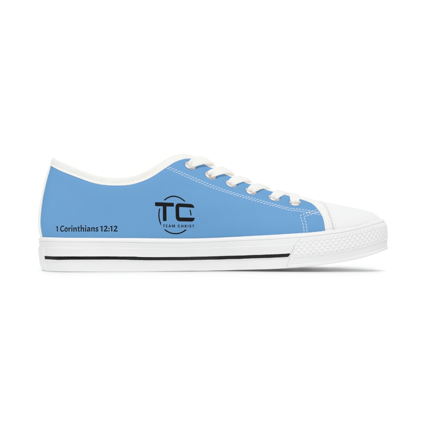 Women's Blue Low Top Sneakers