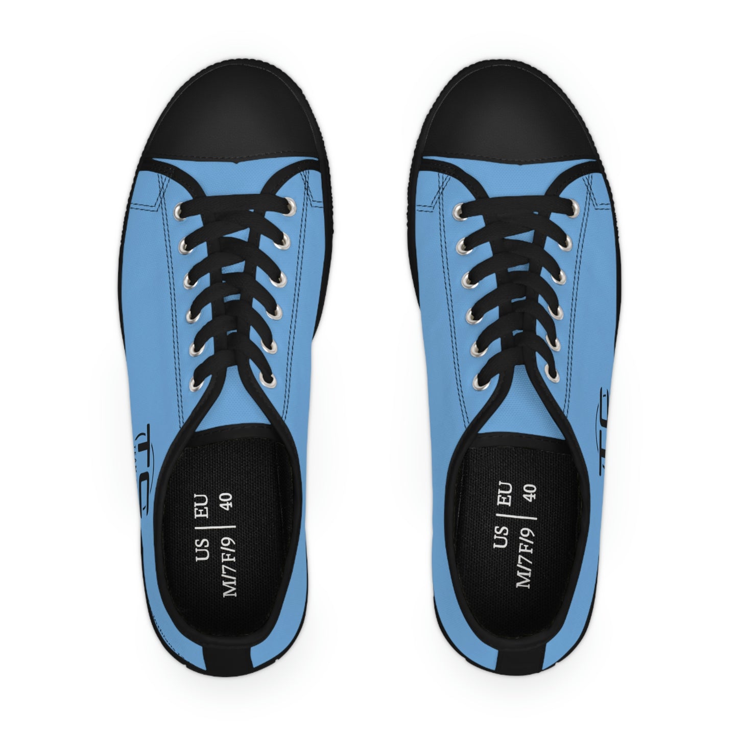 Women's Blue Low Top Sneakers