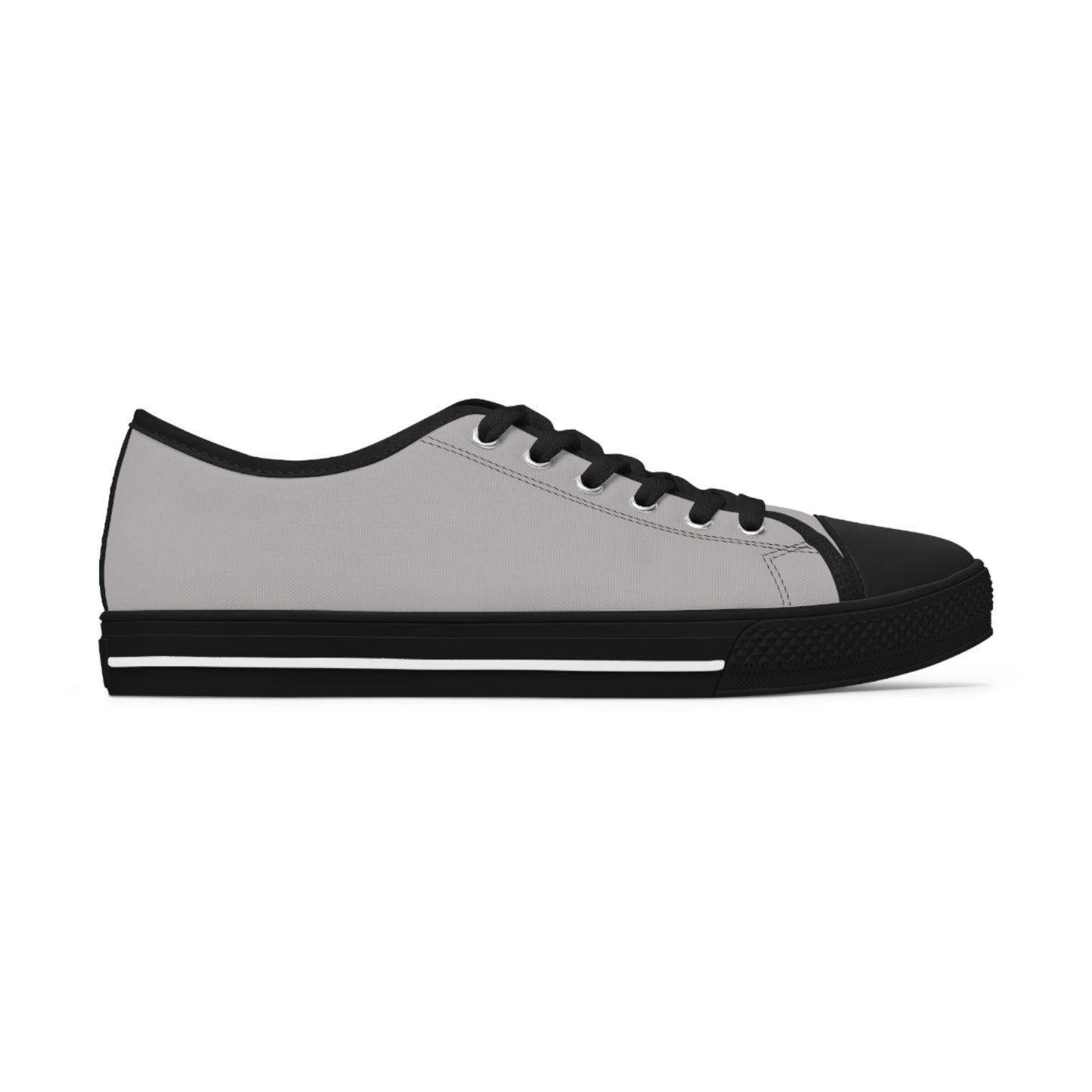 Women's Grey Low Top Sneakers